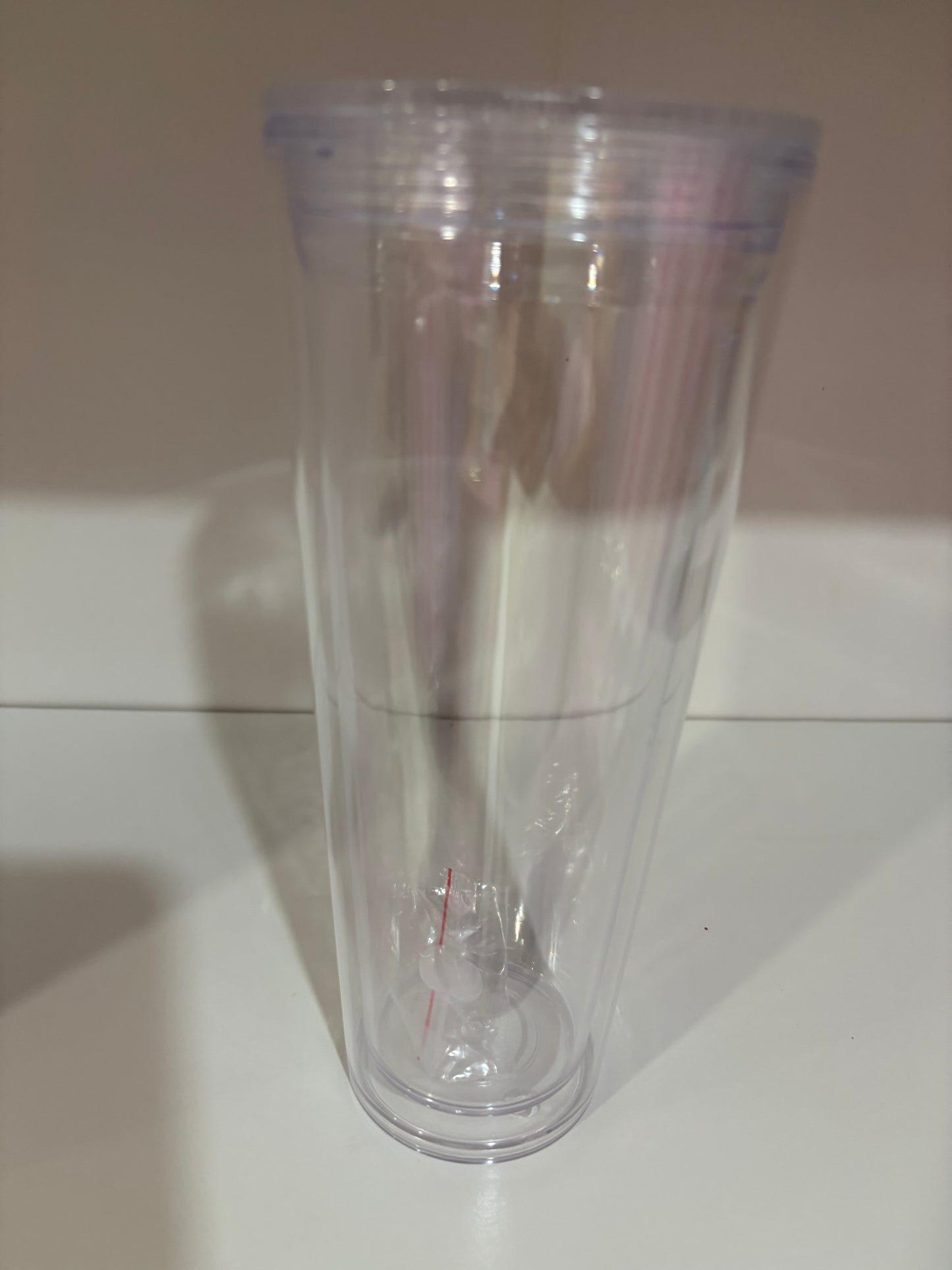 24oz Acrylic Snowglobe Tumbler