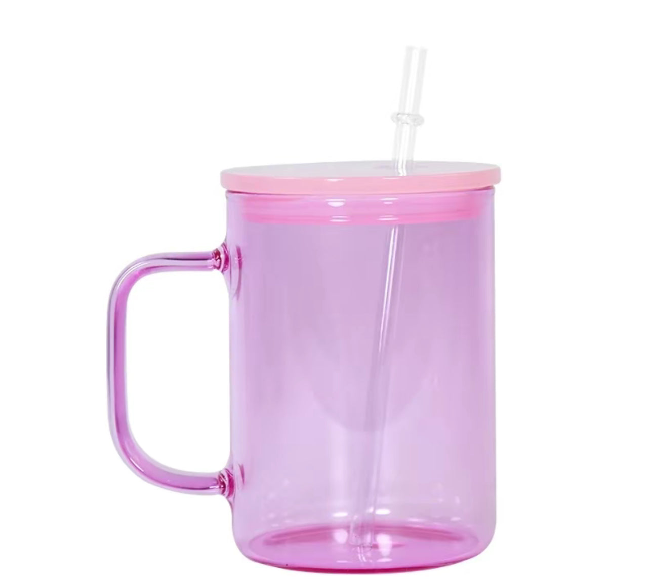17oz Jelly Colored Glass Mugs