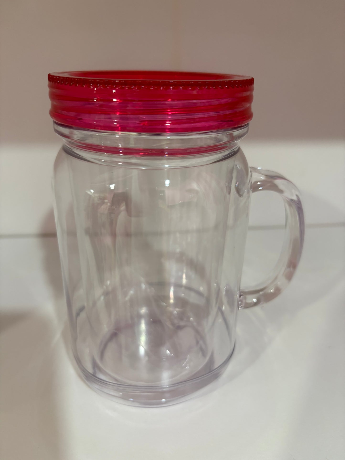 20oz Acrylic Mason Jar