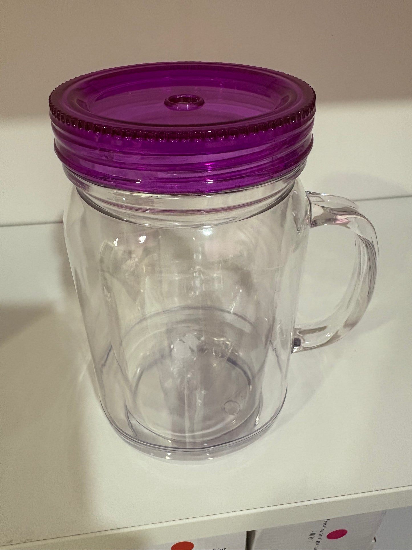 20oz Acrylic Mason Jar