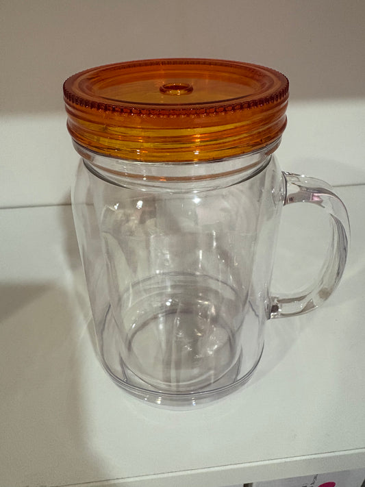 20oz Acrylic Mason Jar