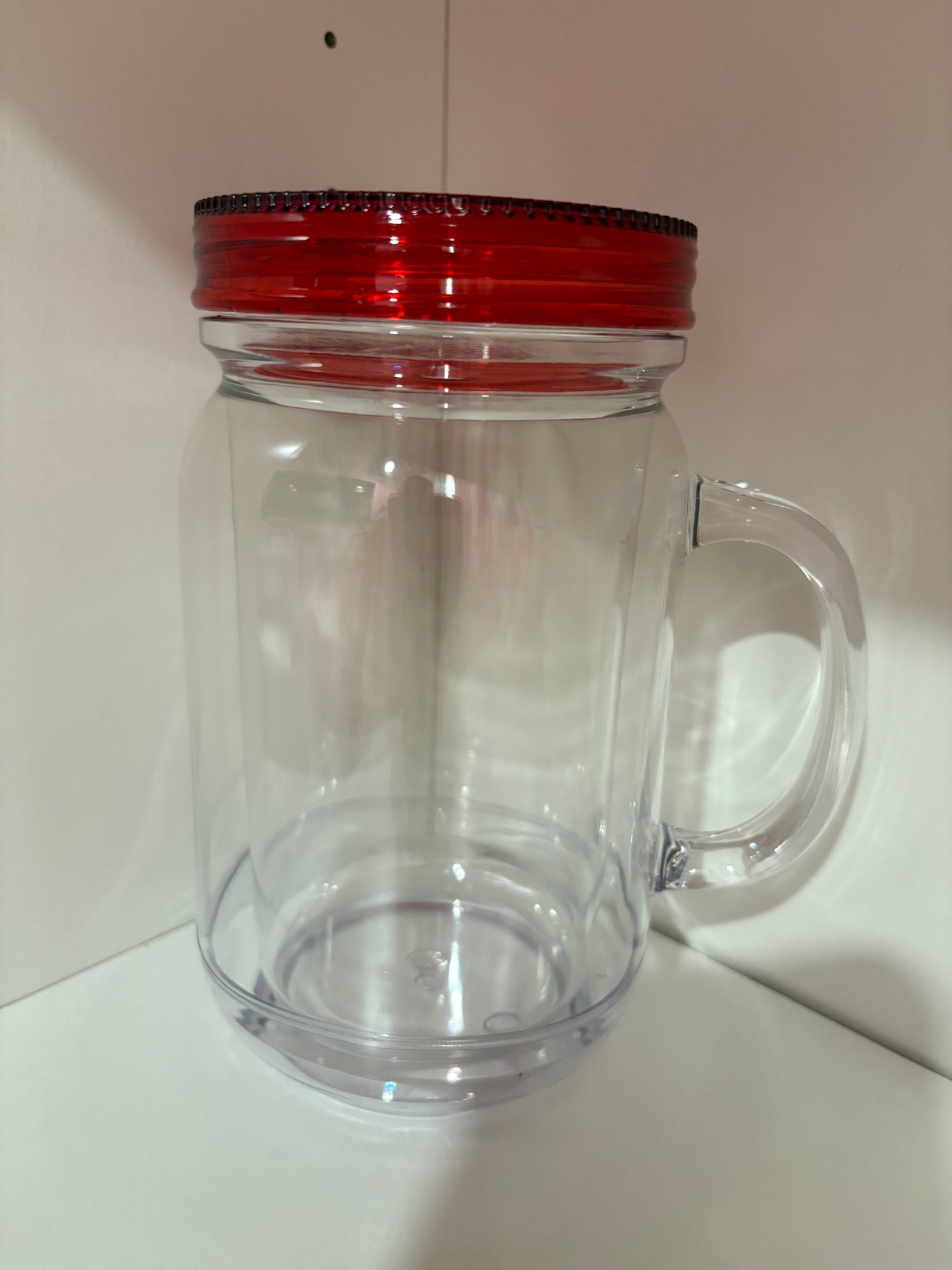 20oz Acrylic Mason Jar