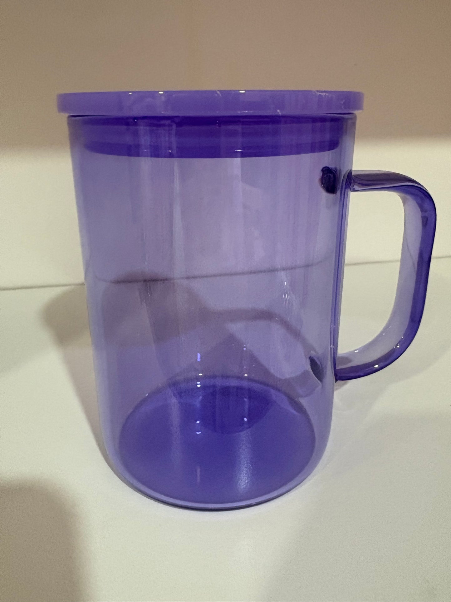 17oz Jelly Colored Glass Mugs