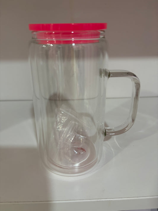 16oz Snowglobe w/ Handle