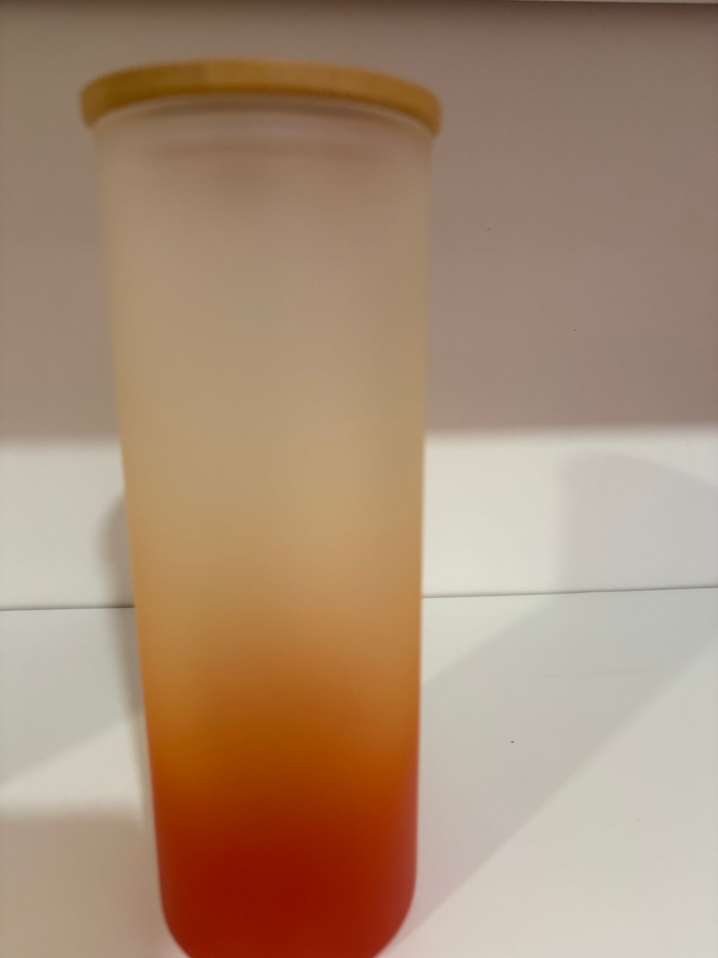 25oz Glass Frosted Ombré