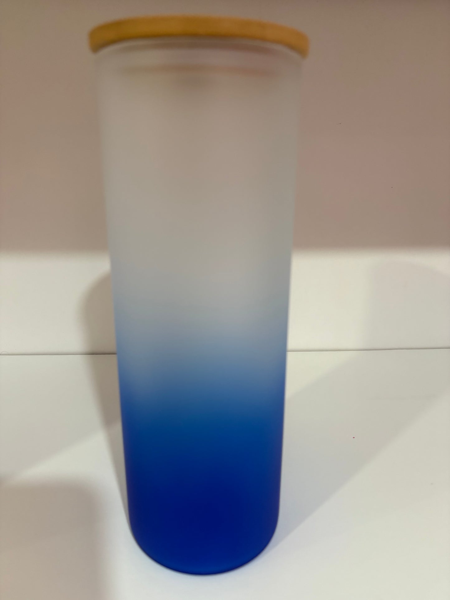 25oz Glass Frosted Ombré
